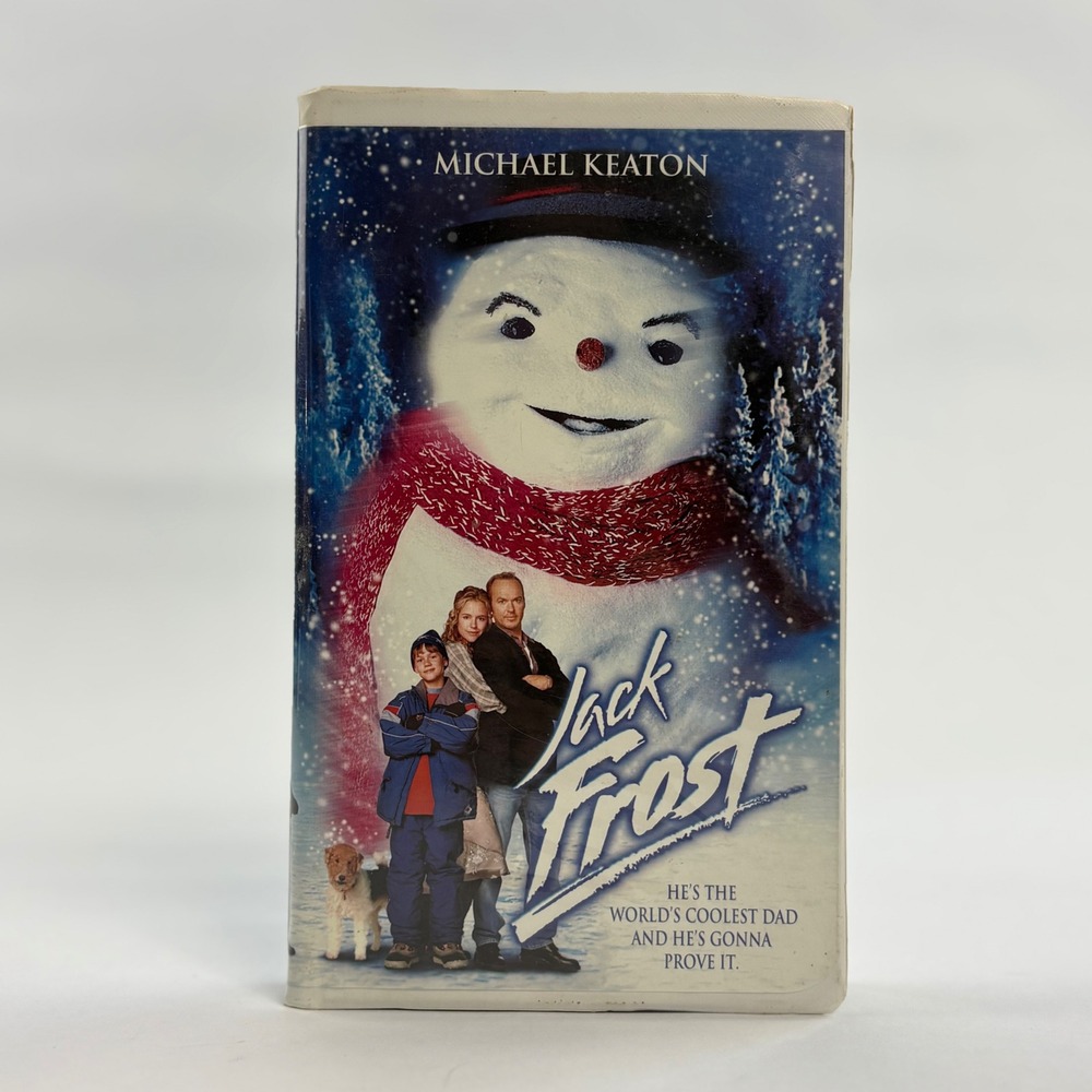 Jack Frost VHS 1999 Michael Keaton Warner Home Video Clamshell Case 17227 PG